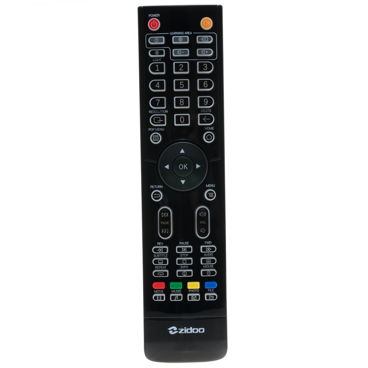Zidoo Bluetooth Fernbedieung X10 Original Zidoo