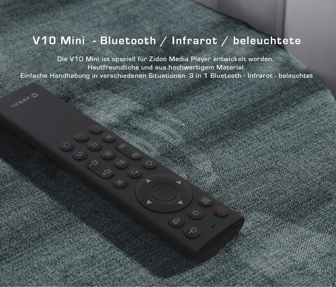 Zidoo remote control V10 mini