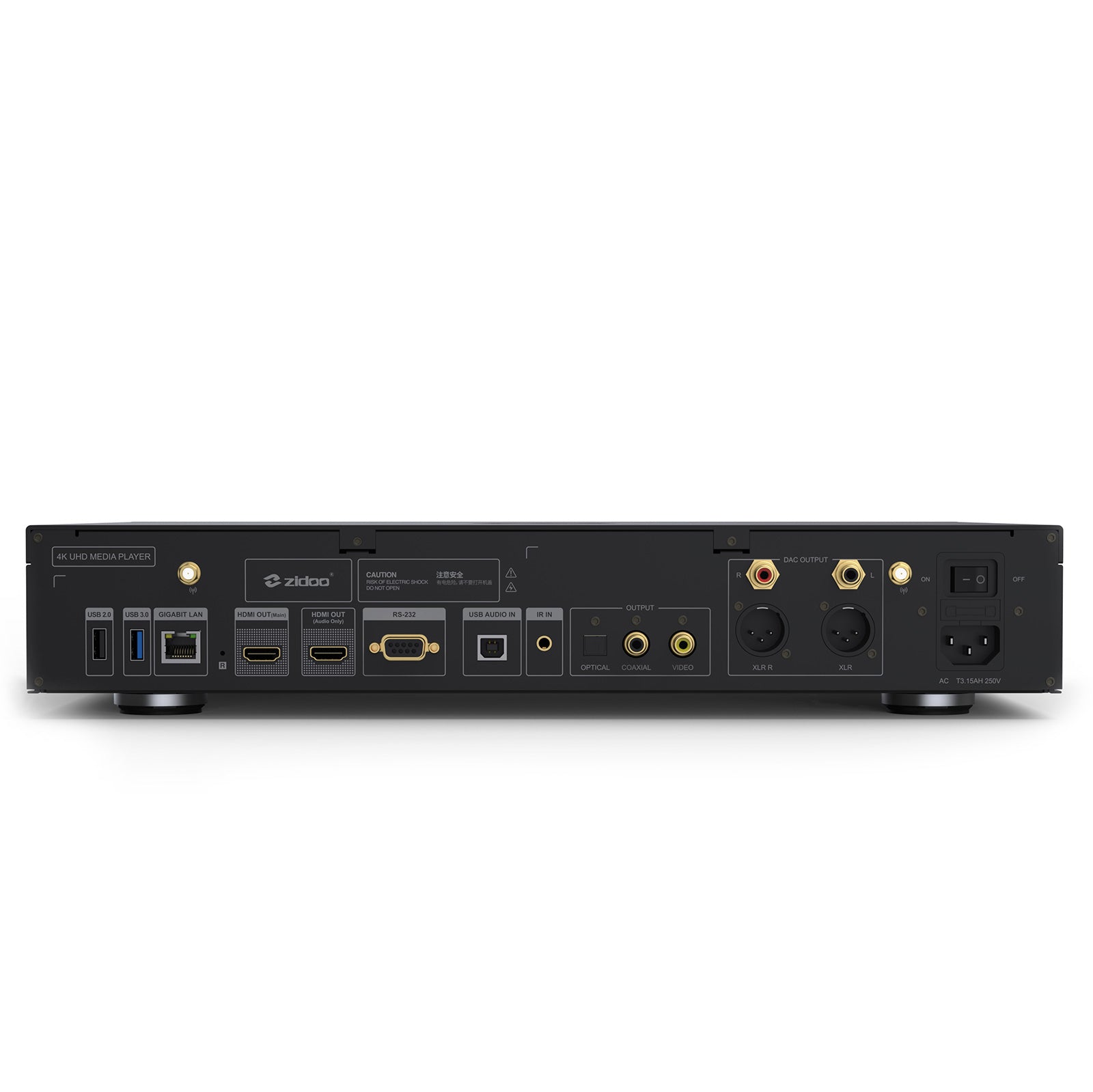 Zidoo UHD 5000 Android 4K Mediaplayer Zidoo